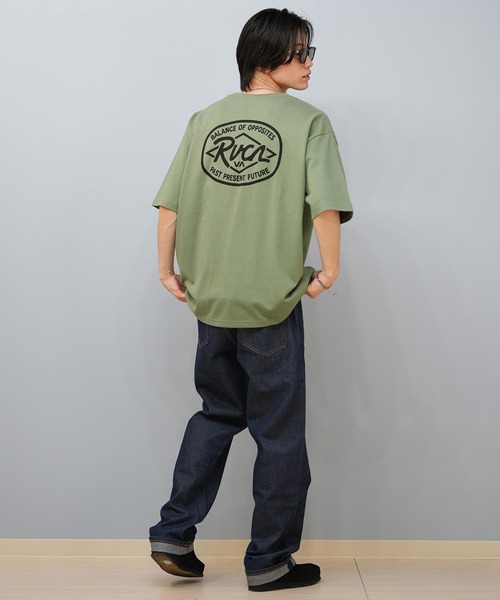 RVCA（ルーカ） tシャツ 半袖Tシャツ バックプリント ビックシルエット