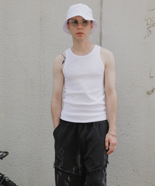 Hanes（ヘインズ） タンクトップ RIB TANK TOP BEEFY-T リブタンク