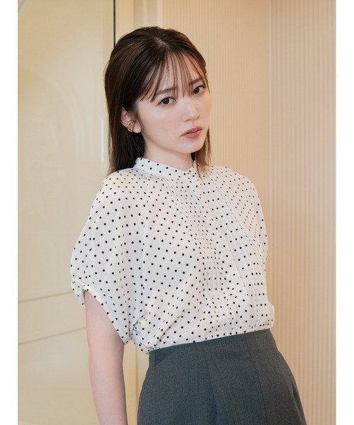 「FRAY I.D」 半袖ブラウス ONE SIZE ベージュ レディース