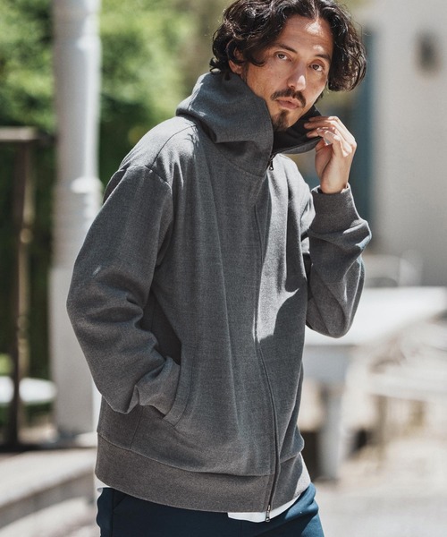 felkod（フィルコッド） パーカー mpa3833- Soft Drape Zip Up Parka 