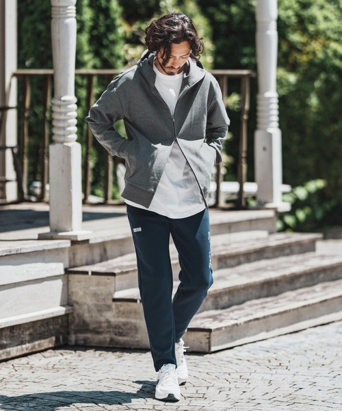 felkod（フィルコッド） パーカー 裏起毛 mpa3833- Soft Drape Zip Up 