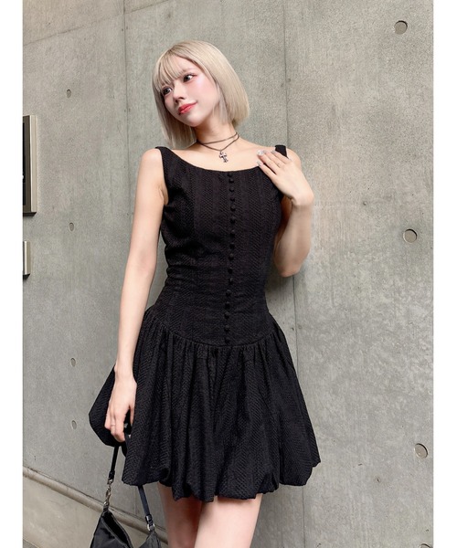 Darich（ダーリッチ） ワンピース コットンレースミニワンピース