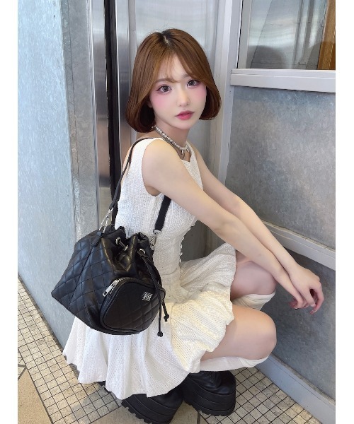 Darich（ダーリッチ） ワンピース コットンレースミニワンピース