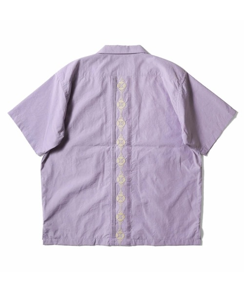 HOUSTON ベトナム刺繍キューバシャツ半袖シャツ M HOUSTON / ヒューストン 41137 CORD EMBROIDERY S/S SHIRT