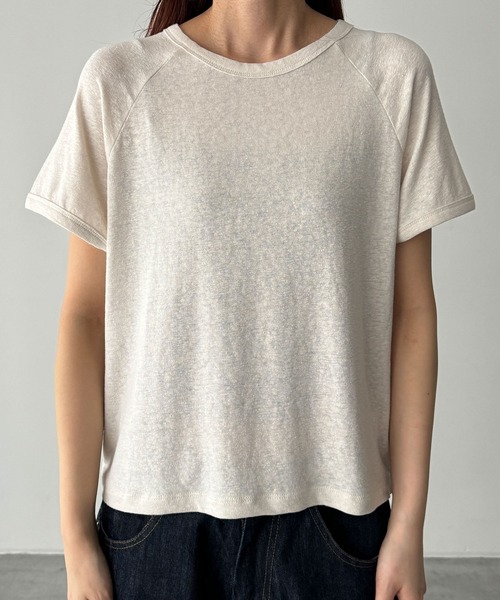 CANAL JEAN tシャツ El mar スラブラグランTシャツ レディース