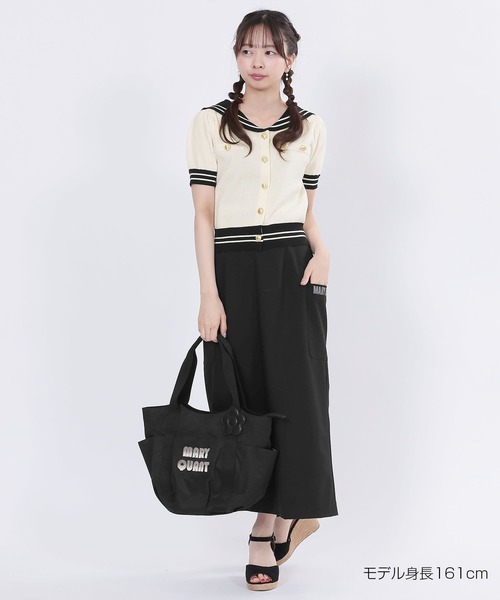 MARY QUANT。ロングカーディガン MARY QUANT - 【新品未使用】MARY QUANTモノグラムチュール
