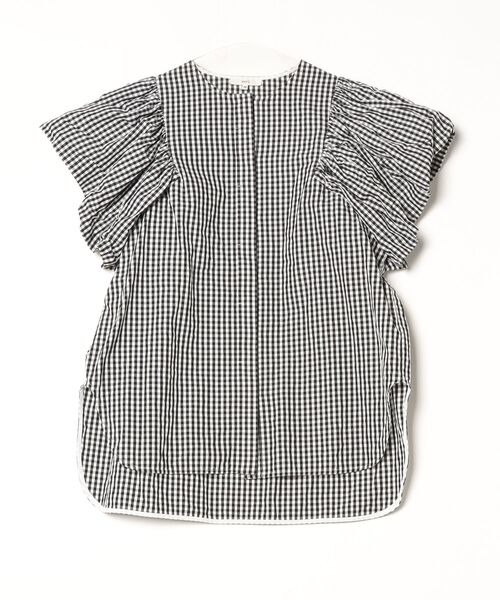 「Yori」 半袖ブラウス S ブラック レディース