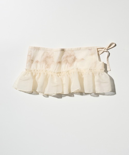 sculptor スカート SCULPTOR Velour Track Skirt BEIGE 21FA-I（スカルプター