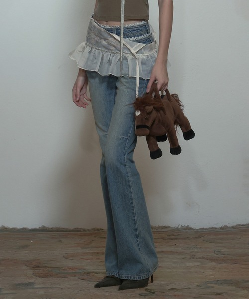 SCULPTOR（スカルプター）の「HIBISCUS LOW RISE MINI SKIRT