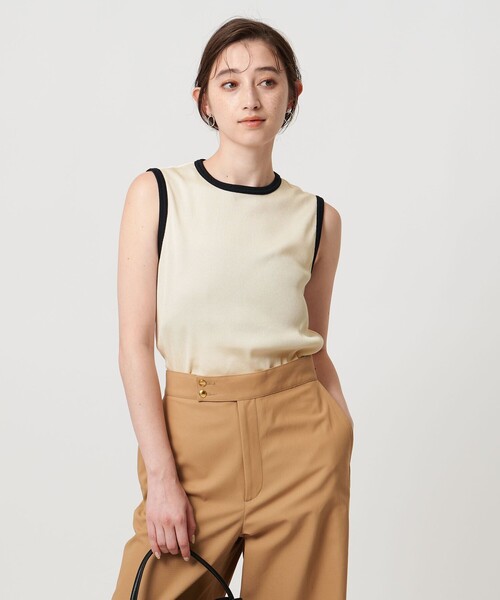 超激安最終値下げ！！美品！！ユリウスリミテッドプリントノースリーブカットソー ノースリーブカットソーノースリ フレンチスリーブ サイド