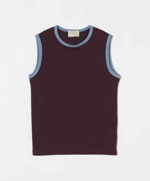 tシャツ リブバイカラーパイピング ショートスリーブカットソー レディース UNITED ARROWS tシャツ リブバイカラーパイピング ショート