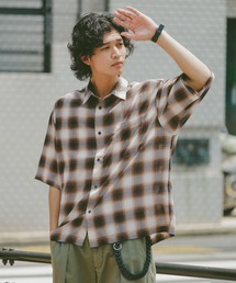 シャツ オンブレチェック/シアーシャツ メンズ｜ZOZOTOWN Yahoo!店