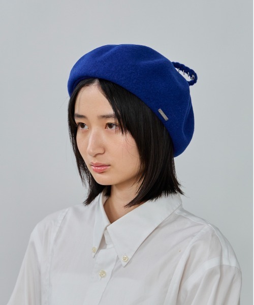 override（オーバーライド） 帽子 ベレー帽 BASQUE LONGMITUAMI BERET