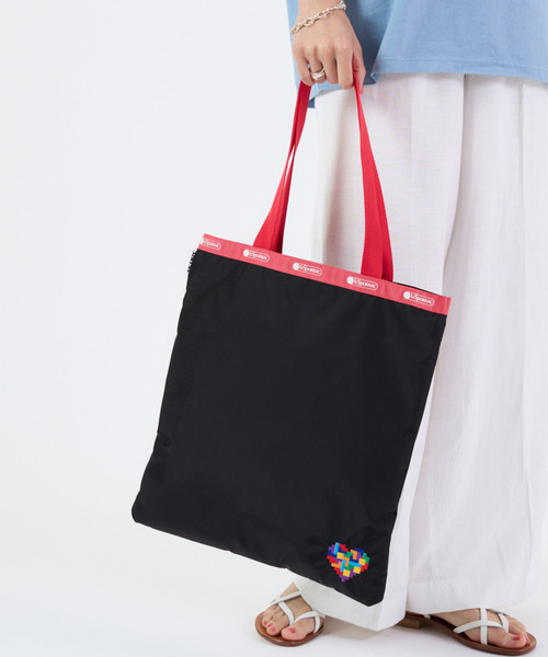 ■LeSportsac■LARGE EMERALD TOTE テトリス ハート Large Emerald Tote - Tetris™ Heart Embroidery Tote – LeSportsac