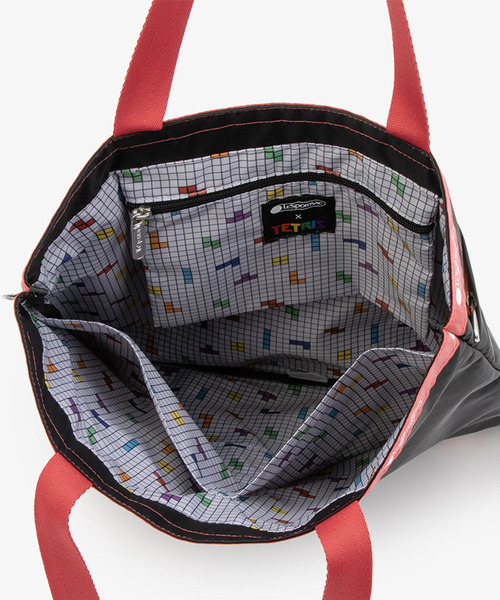■LeSportsac■LARGE EMERALD TOTE テトリス ハート Large Emerald Tote - Tetris™ Heart Embroidery Tote – LeSportsac