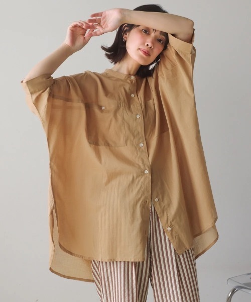 【オシャレ☆jena】コーデュロイ　黄土色　ブラウス　サイズF JOURNAL STANDARD（ジャーナルスタンダード） シャツ ブラウス