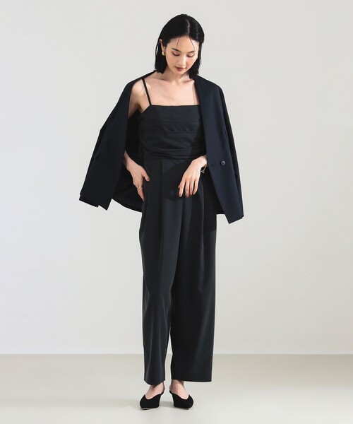 【2025SS】Demi-Luxe BEAMS オフホワイト オールインワン 2025SS】Demi-Luxe BEAMS オフホワイト オールインワン