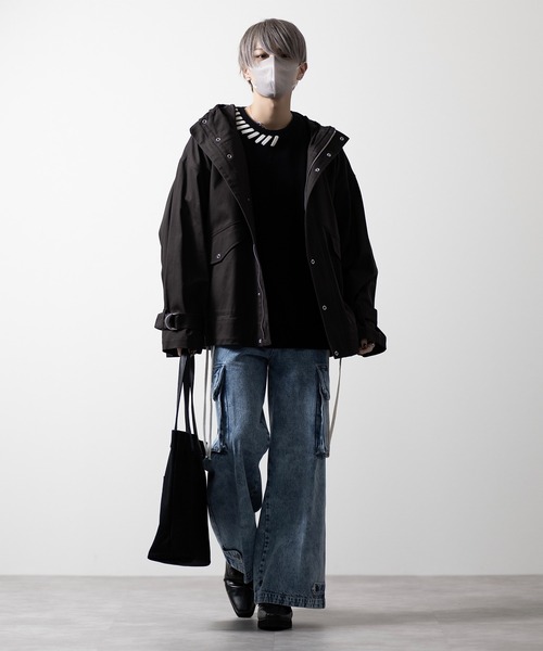 「CLEL」 半袖ニット X-SMALL ブラック メンズ