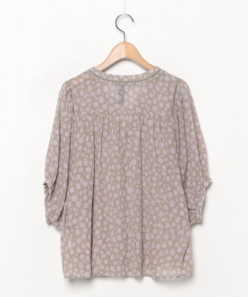 「sabena」 7分袖ブラウス - グリーン レディース_画像2