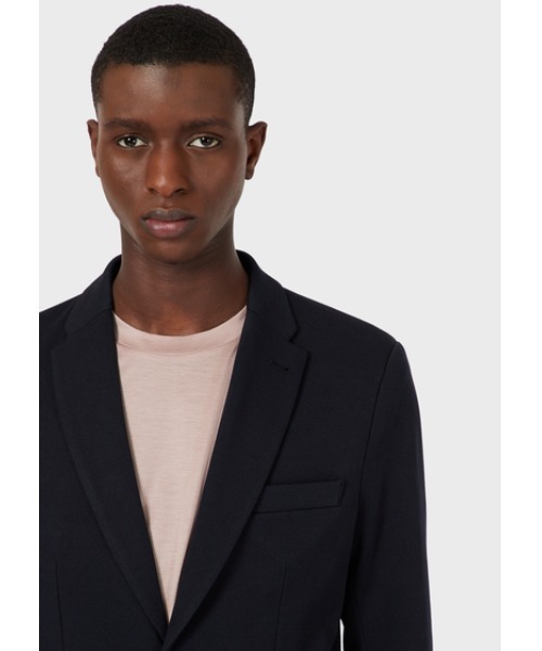 EMPORIO ARMANI 「EMPORIO ARMANI」 テーラードジャケット 54 ブラック