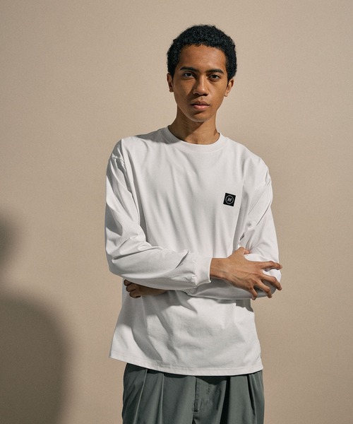 NUMERALS（ヌメラルズ） tシャツ 「NUMERALS」ワンポイントロング