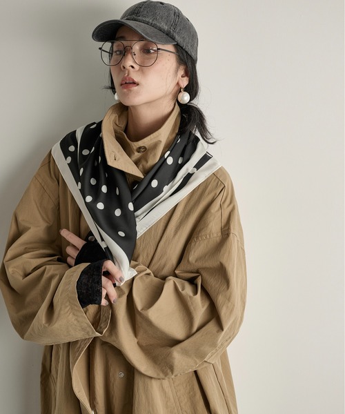 THE Yon スカーフ バンダナ ドットスカーフ レディース : ZOZOTOWN