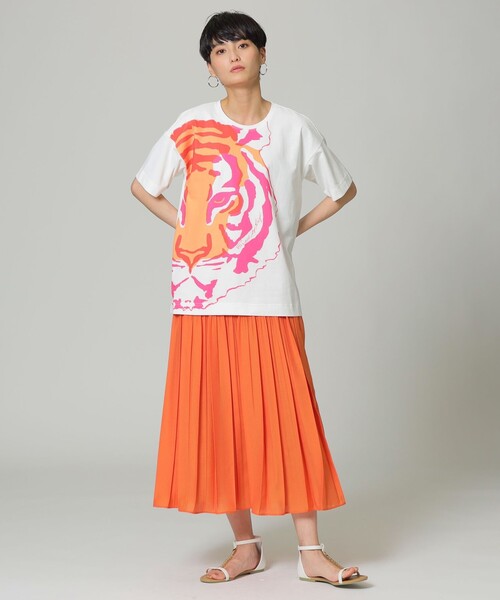 「EVEX by KRIZIA」 半袖Tシャツ 42 グレー系その他2 レディース_画像2