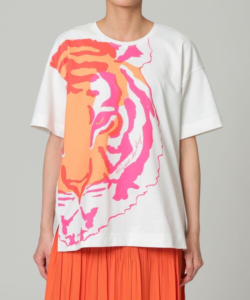 「EVEX by KRIZIA」 半袖Tシャツ 42 グレー系その他2 レディース_画像4