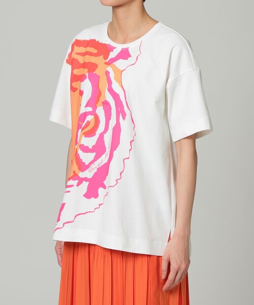 「EVEX by KRIZIA」 半袖Tシャツ 42 グレー系その他2 レディース_画像5