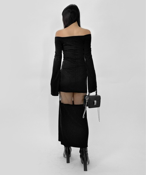 LVEU.（ラブユ） ワンピース 「LVEU.」シアードッキングオフショルダー