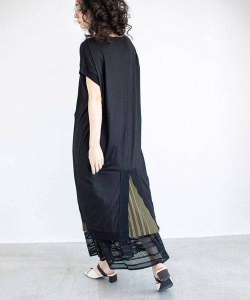 「OSMOSIS」 半袖カットソー ONE SIZE モカ レディース_画像6