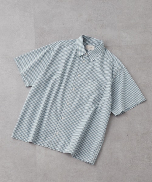 「EMMA CLOTHES」 半袖シャツ L ネイビー メンズ_画像8