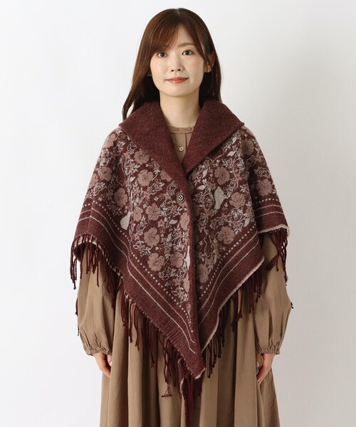 one'sterrace（ワンズテラス） ストール マフラー ネコ リバーシブル