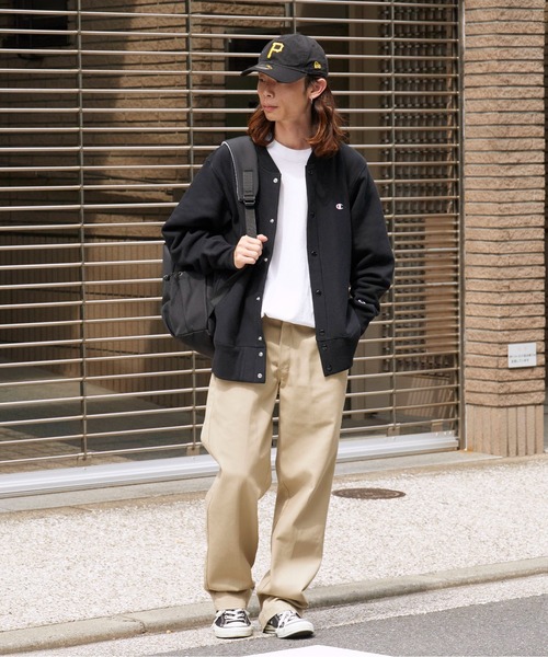 Champion（チャンピオン） スタジャン RW SNAP SWEATSHIRT リバース