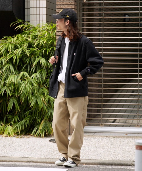 美品　ループウィラー スウェット スタジャン スナップ S 黒 楽天市場】LOOPWHEELER ループウィラー スウェット スタジャン