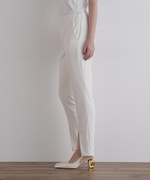 LE PHIL パンツ 起毛2WAYツイルスリットパンツ レディース