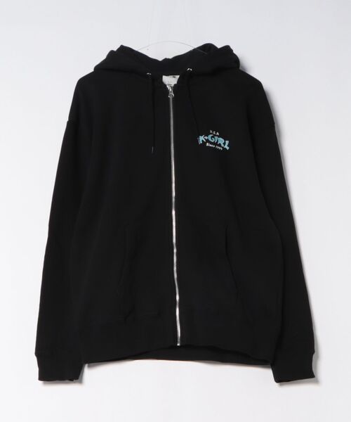 X-girl（エックスガール） パーカー ARCH LOGO ZIP UP HOODIE パーカー