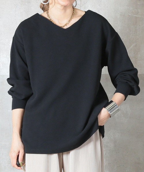 CLOVER DEPOT（クローバーデポ） tシャツ 「前後2WAY」毛玉・シワに