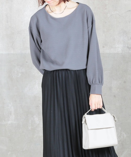 CLOVER DEPOT（クローバーデポ） tシャツ 「前後2WAY」毛玉・シワに