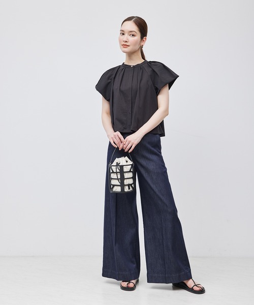 「ROPE'」 フラットサンダル 36.5 ブラック レディース_画像4