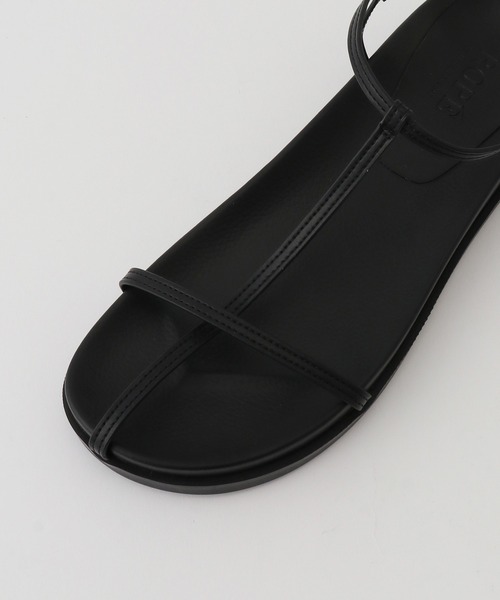 「ROPE'」 フラットサンダル 36.5 ブラック レディース_画像8