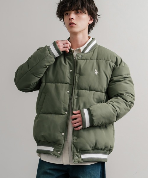 U.S. POLO ASSN.（ユーエスポロアッスン） スタジャン PADDED VARSITY