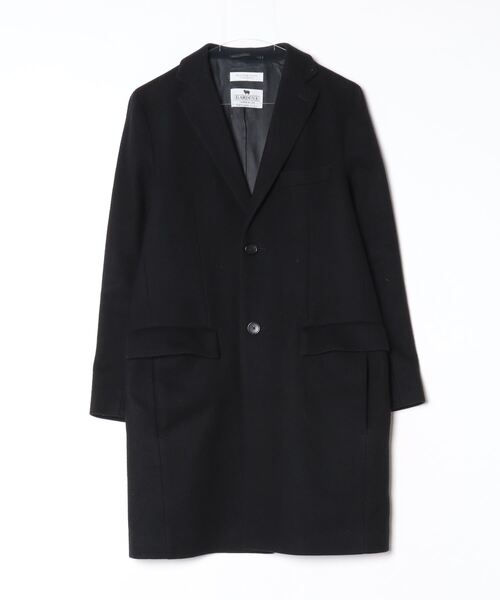 【美品】UNITED ARROWS チェスターコート BEAUTY＆YOUTH UNITED ARROWS チェスターコート SMALL ブラック メンズ