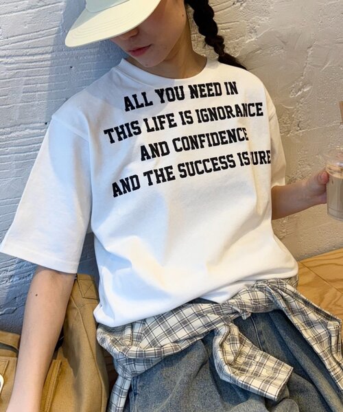 「CIAOPANIC TYPY」 半袖Tシャツ MEDIUM グレー レディース_画像4