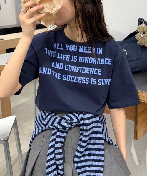 「CIAOPANIC TYPY」 半袖Tシャツ MEDIUM グレー レディース_画像7