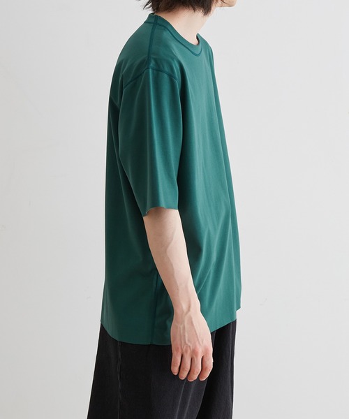 ADAM ET ROPE'（アダムエロペ） 半袖Tシャツ L グリーン メンズ