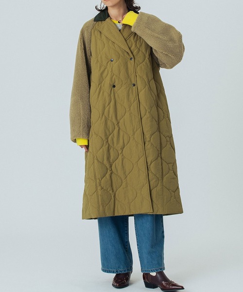 ROSE BUD（ローズバッド） コート アウター (CREOLME)QUILTED LONG