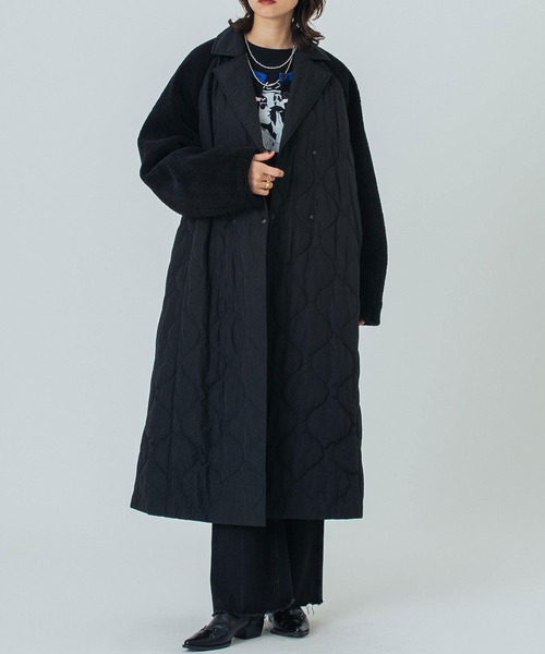 美品 ROSE BUD ローズバッド ロングコート ROSE BUD（ローズバッド） コート アウター (CREOLME)QUILTED LONG