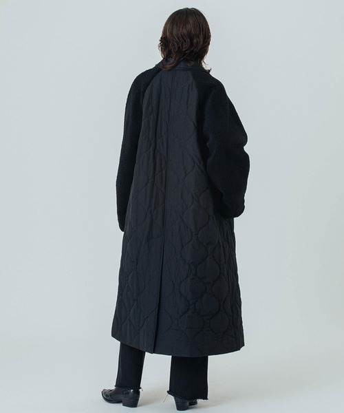 コート アウター (CREOLME)QUILTED LONG COAT レディースの画像