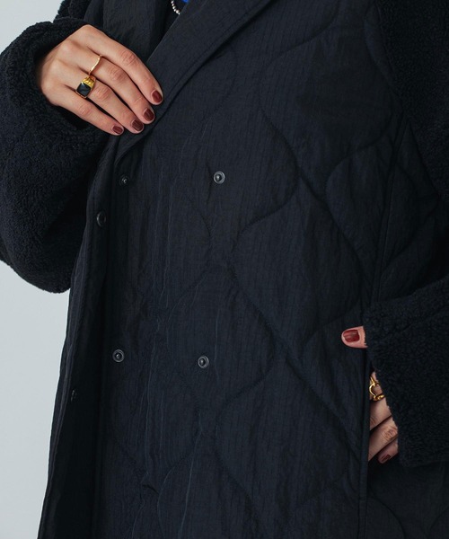 コート アウター (CREOLME)QUILTED LONG COAT レディースの画像
